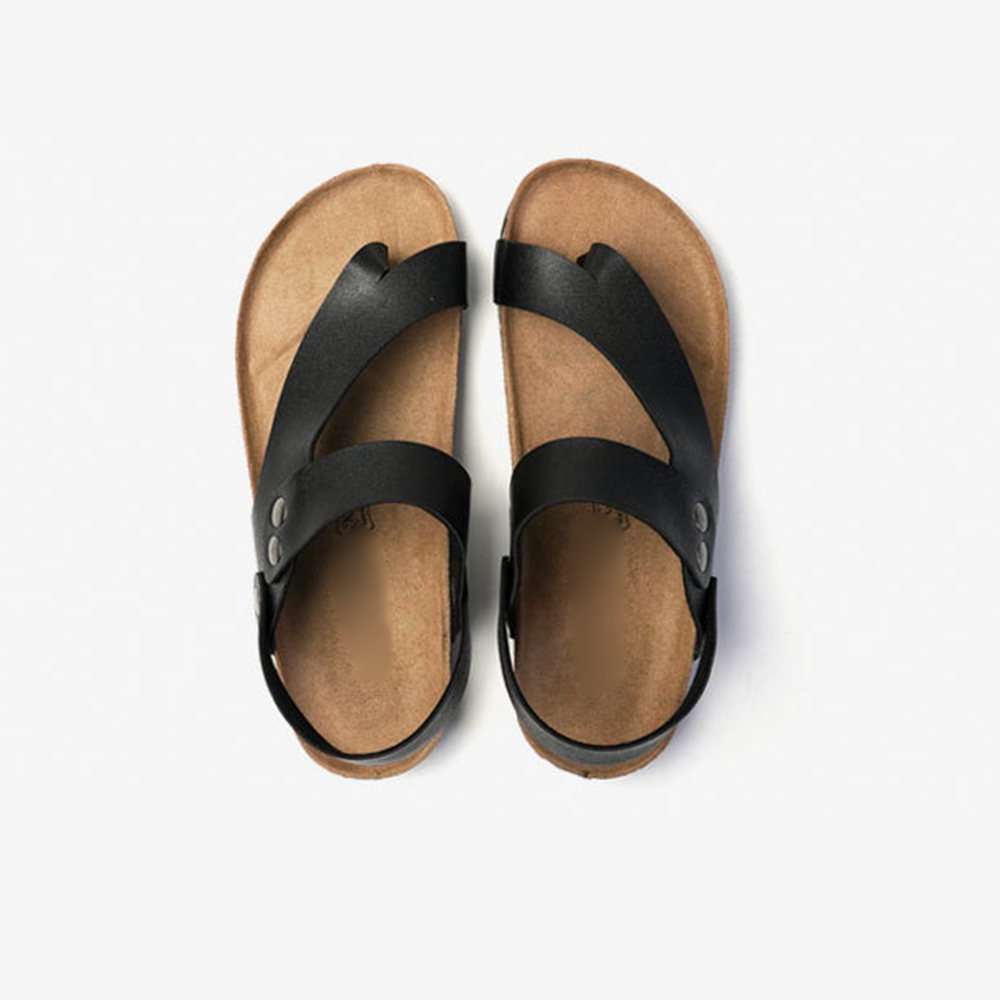 Sandalias Corcho Y Cuero Hombre Verano Chanclas De Moda Sandalias Hombre Corcho Base Sandalias Cuero Mujer Verano
