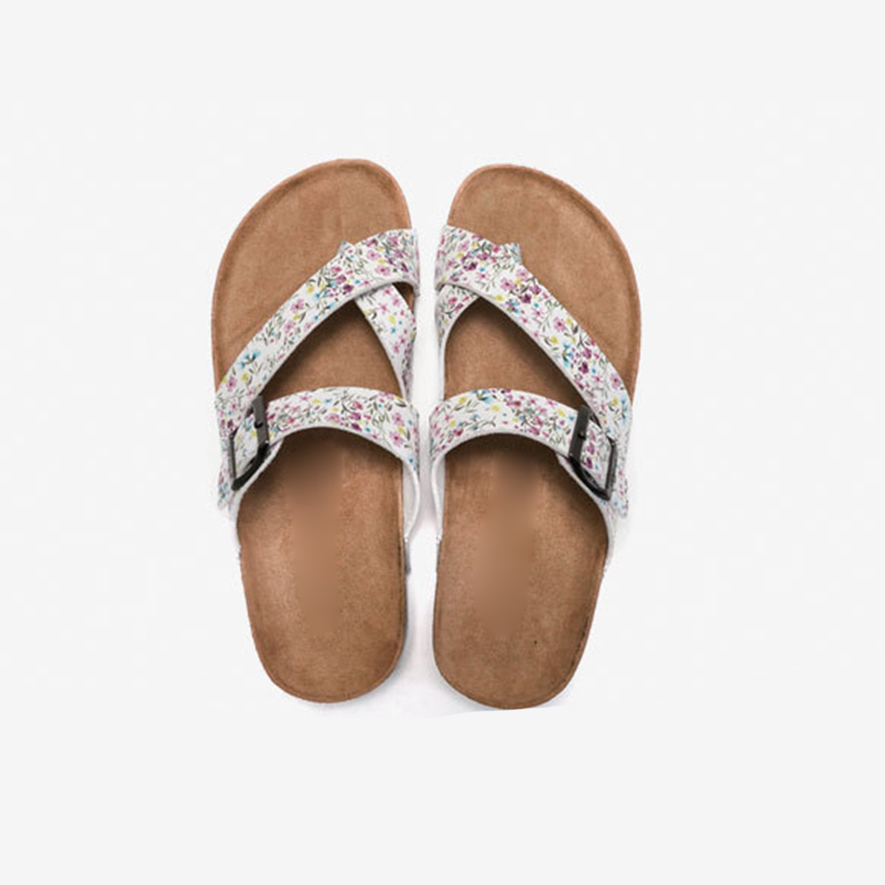Diseño de Moda Ocio Cómodo Zapatos Transpirables Al Aire Libre Señoras Sandalias Planas de Corcho Mujeres Chanclas Zapatillas