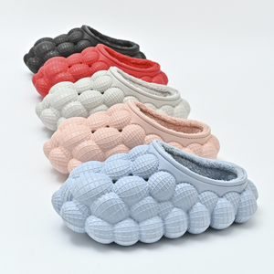 Divertidas zapatillas de burbujas de Lychee, antideslizantes, para Spa, hogar, dormitorio, ducha, sandalia, masaje, zapatillas deslizantes de burbujas para mujeres y hombres
