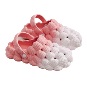 Sandalias antideslizantes con burbujas para masaje de verano para mujer, zuecos, sandalias de jardín EVA, zapatillas con correa deslizante para mujer