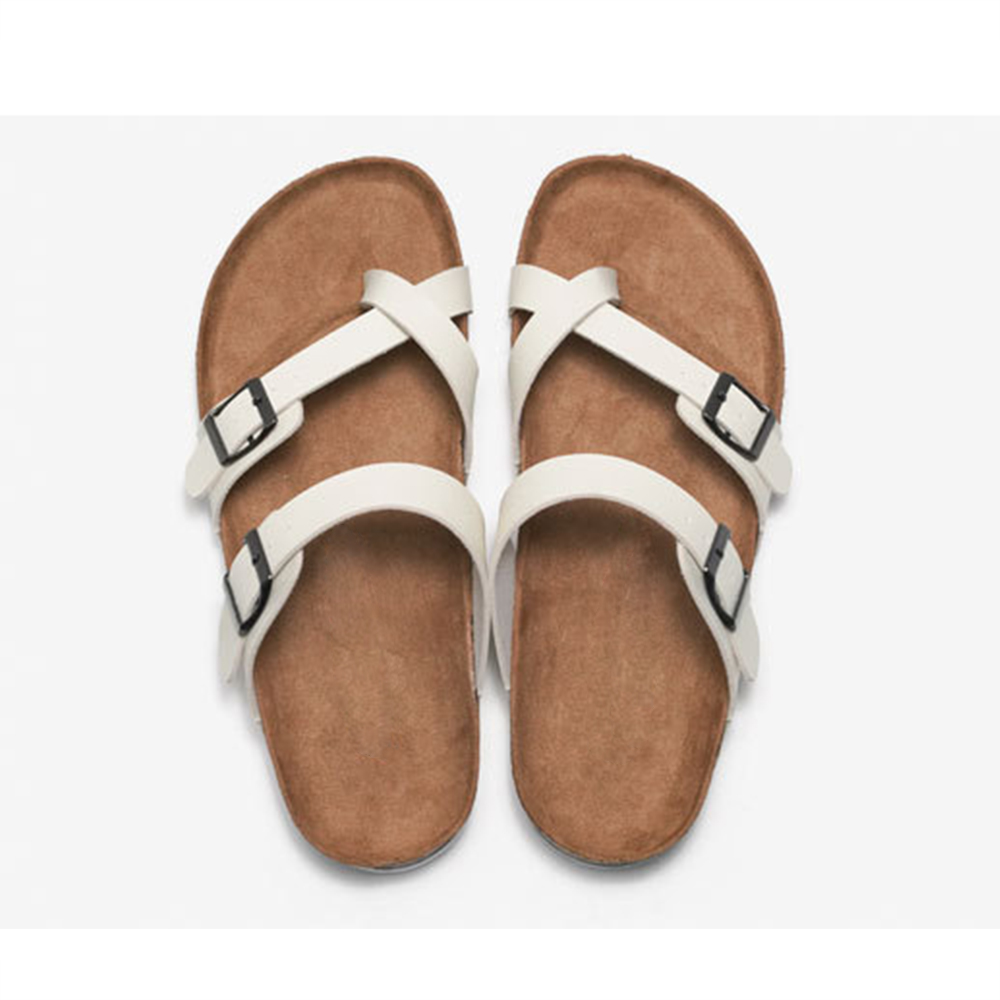 Zapatillas de corcho transpirables y cómodas para mujer para exteriores