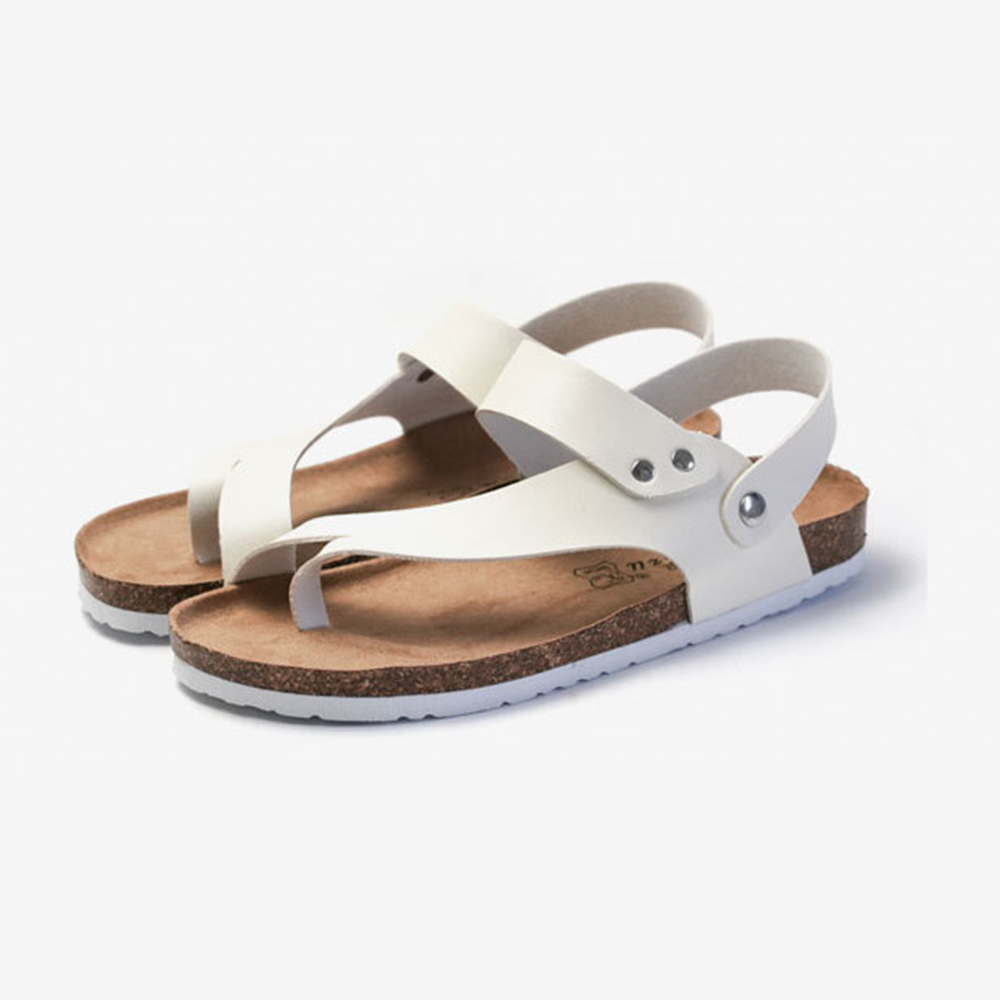 Sandalias Corcho Y Cuero Hombre Verano Chanclas De Moda Sandalias Hombre Corcho Base Sandalias Cuero Mujer Verano