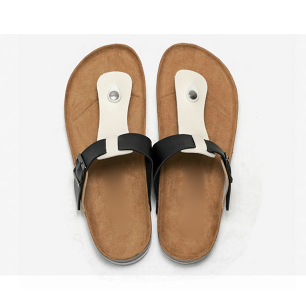 Sandalias unisex modificadas para requisitos particulares al por mayor de los planos de los deslizadores del corcho de la impresión del verano para las mujeres y los deslizadores de las señoras