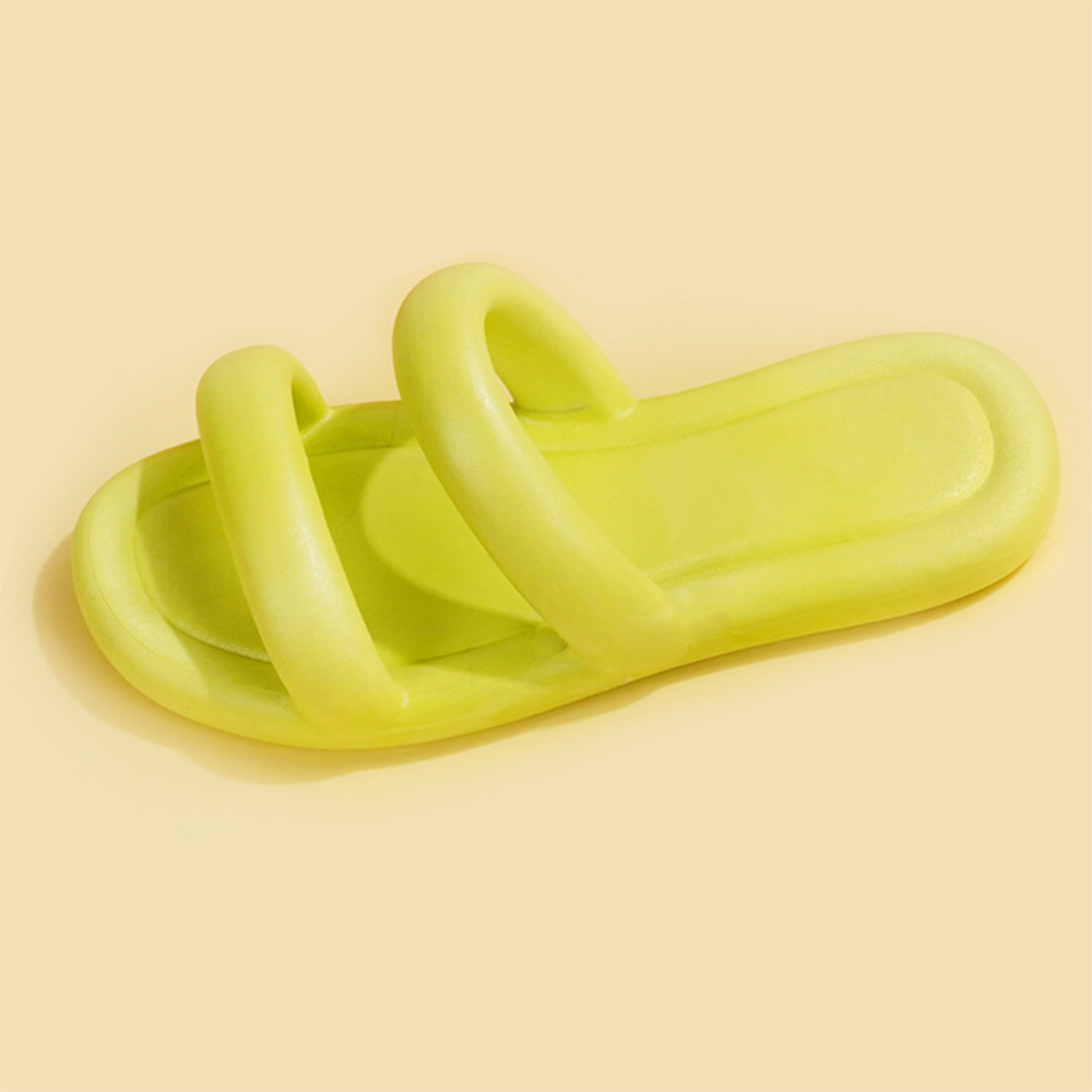 Sandalia personalizada de la diapositiva del logotipo de la casa colorida del viaje del balneario de las chanclas planas no cómodas lindas de la espuma del resbalón