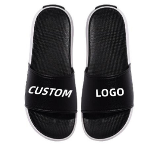 Zapatillas de diapositivas de Pvc para mujer con logotipo personalizado para el hogar para hombres y mujeres