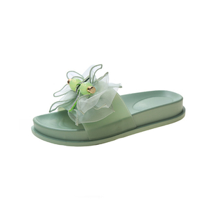 Zapatilla de sandalia de flores de playa de moda