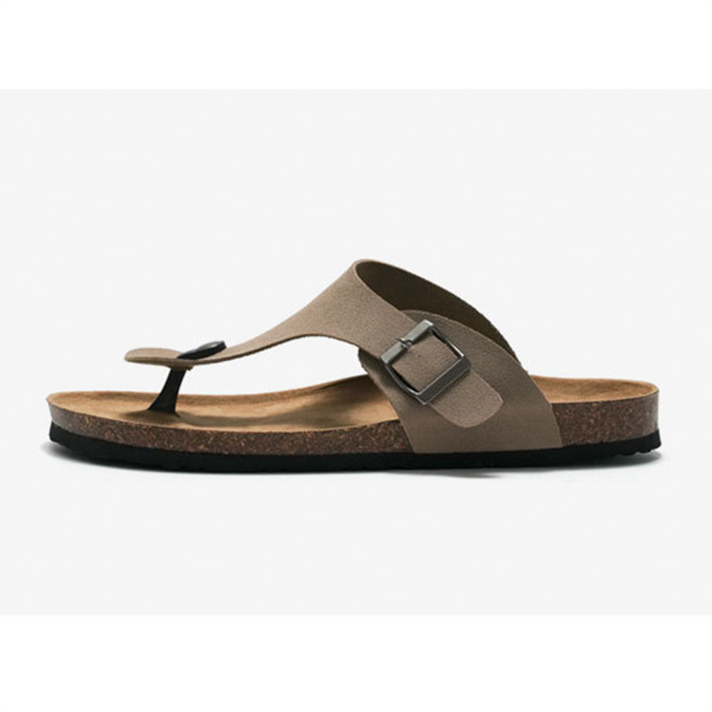 Las sandalias del corcho de los hombres venden al por mayor los deslizadores de las chancletas del color sólido de los calzados informales de la playa para las mujeres