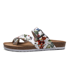 Sandalias planas informales para mujer sexys a la moda de verano, sandalias con suela de corcho para mujer