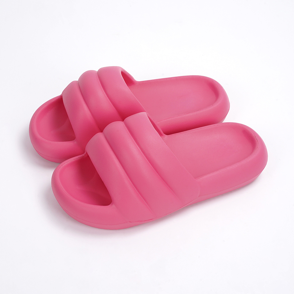 Moda parejas mujeres ducha hogar antideslizante transpirable suela suave zapatos sandalias deslizantes playa interior zapatillas con logotipo personalizado