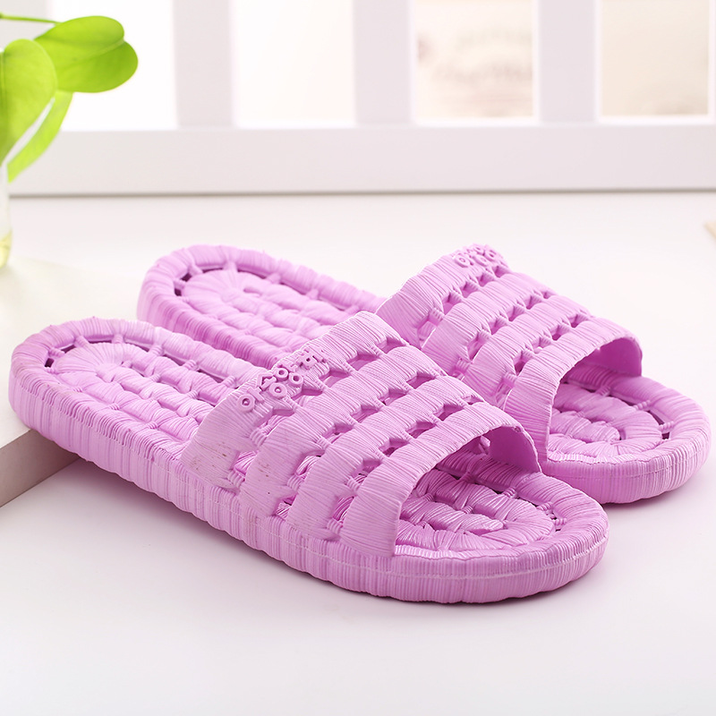 Sandalias y zapatillas de PVC antideslizantes para interiores de verano para baño