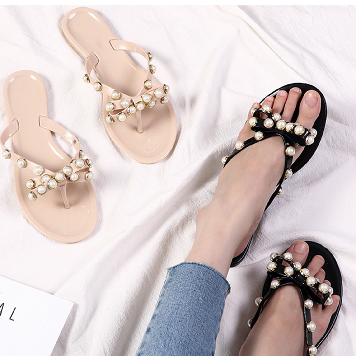 Diapositivas Chanclas Zapatos Señoras Pvc Sandalias antideslizantes Zapatillas para mujer