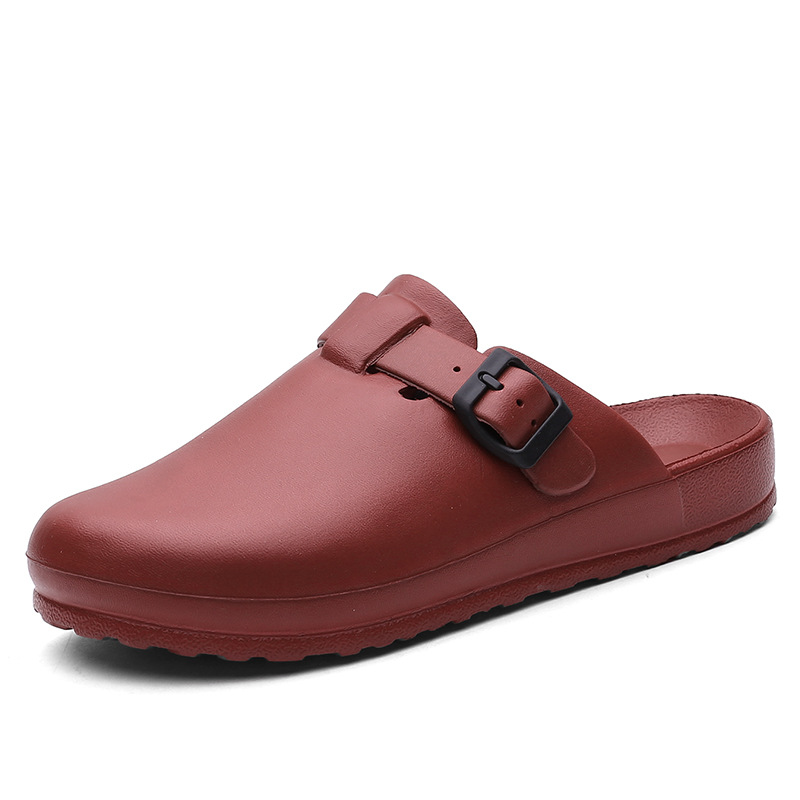Zuecos sandalias impermeables antideslizantes EVA hombres diapositivas enfermera y médico zapatilla zuecos