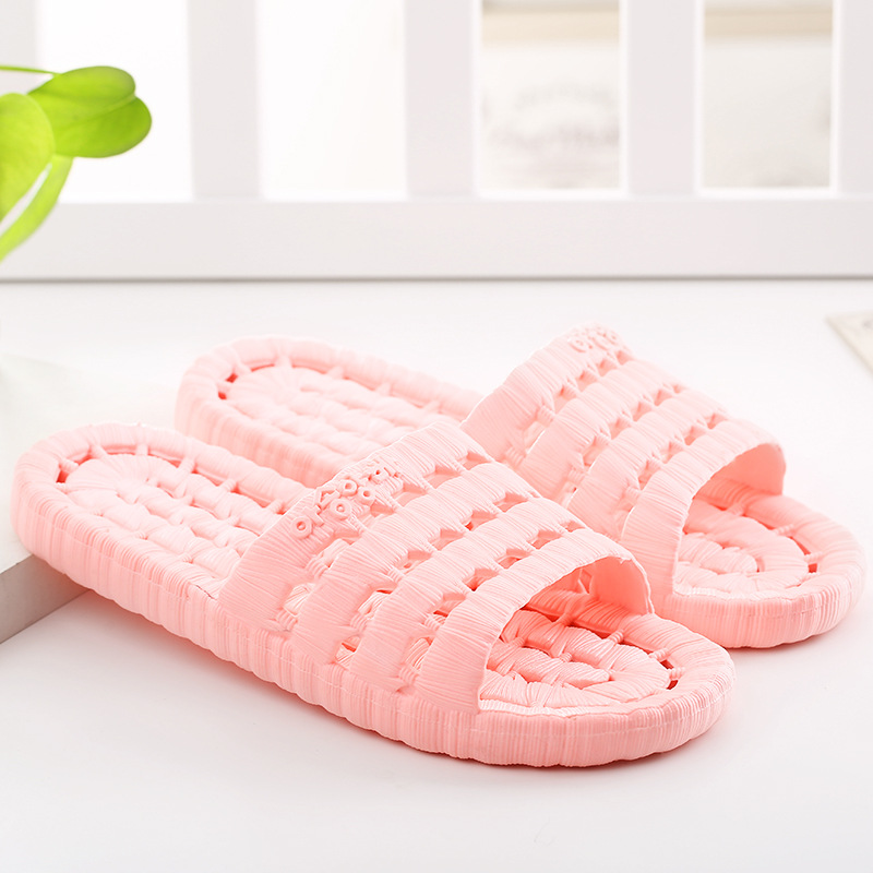 Sandalias y zapatillas de PVC antideslizantes para interiores de verano para baño