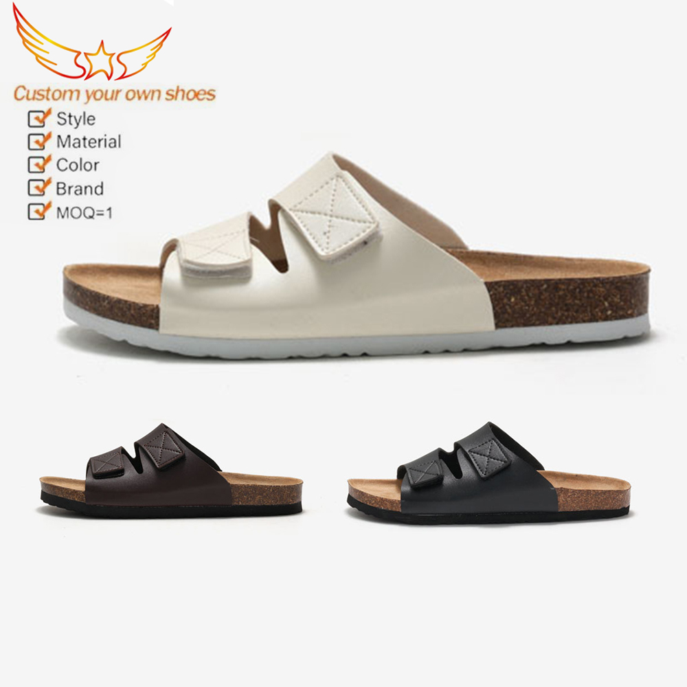 El ante de alta calidad al por mayor de la fábrica correas las sandalias del verano con el cuero de vaca Insock