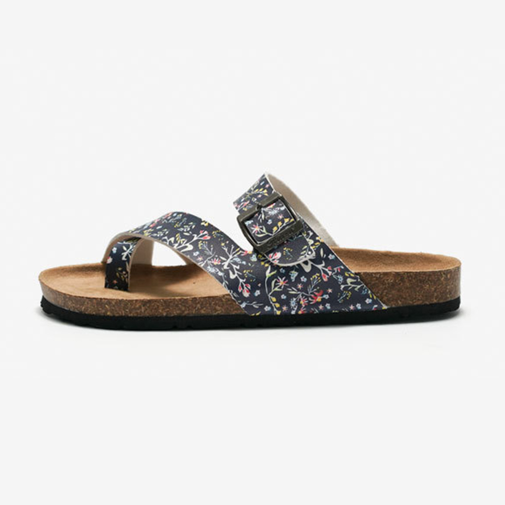 Diseño de Moda Ocio Cómodo Zapatos Transpirables Al Aire Libre Señoras Sandalias Planas de Corcho Mujeres Chanclas Zapatillas