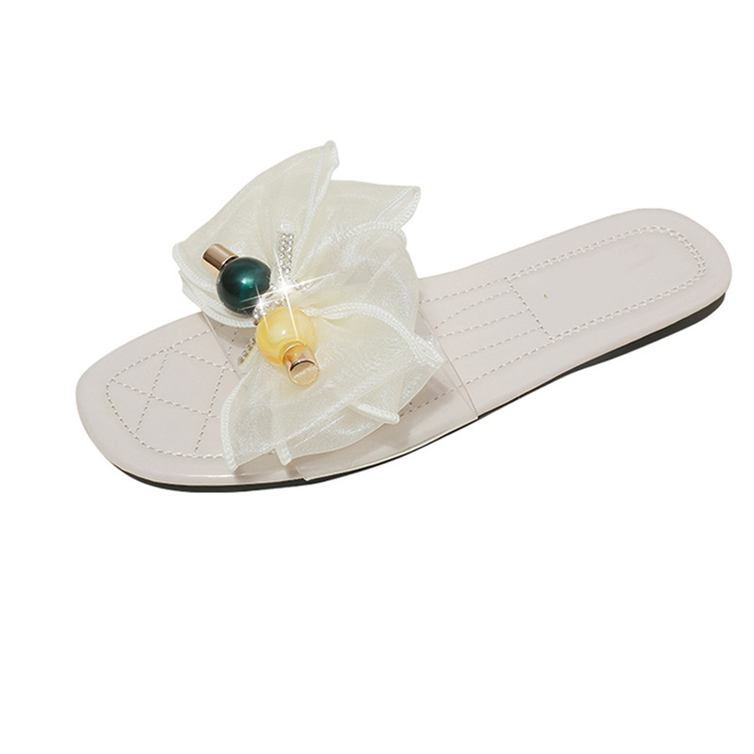 Zapatillas de princesa Zapatos de cristal de tacón alto para niñas