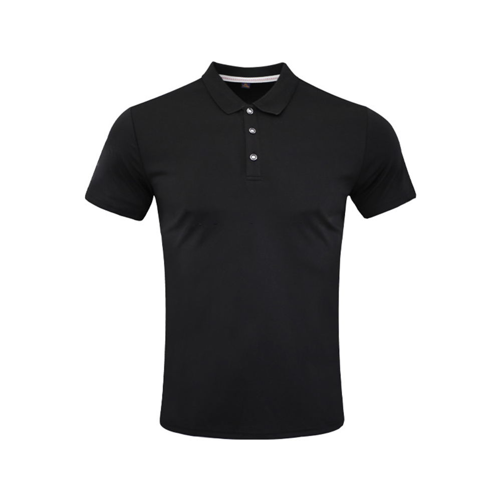 Aduana blanca llana barata cómoda del polo de la manga corta de los hombres