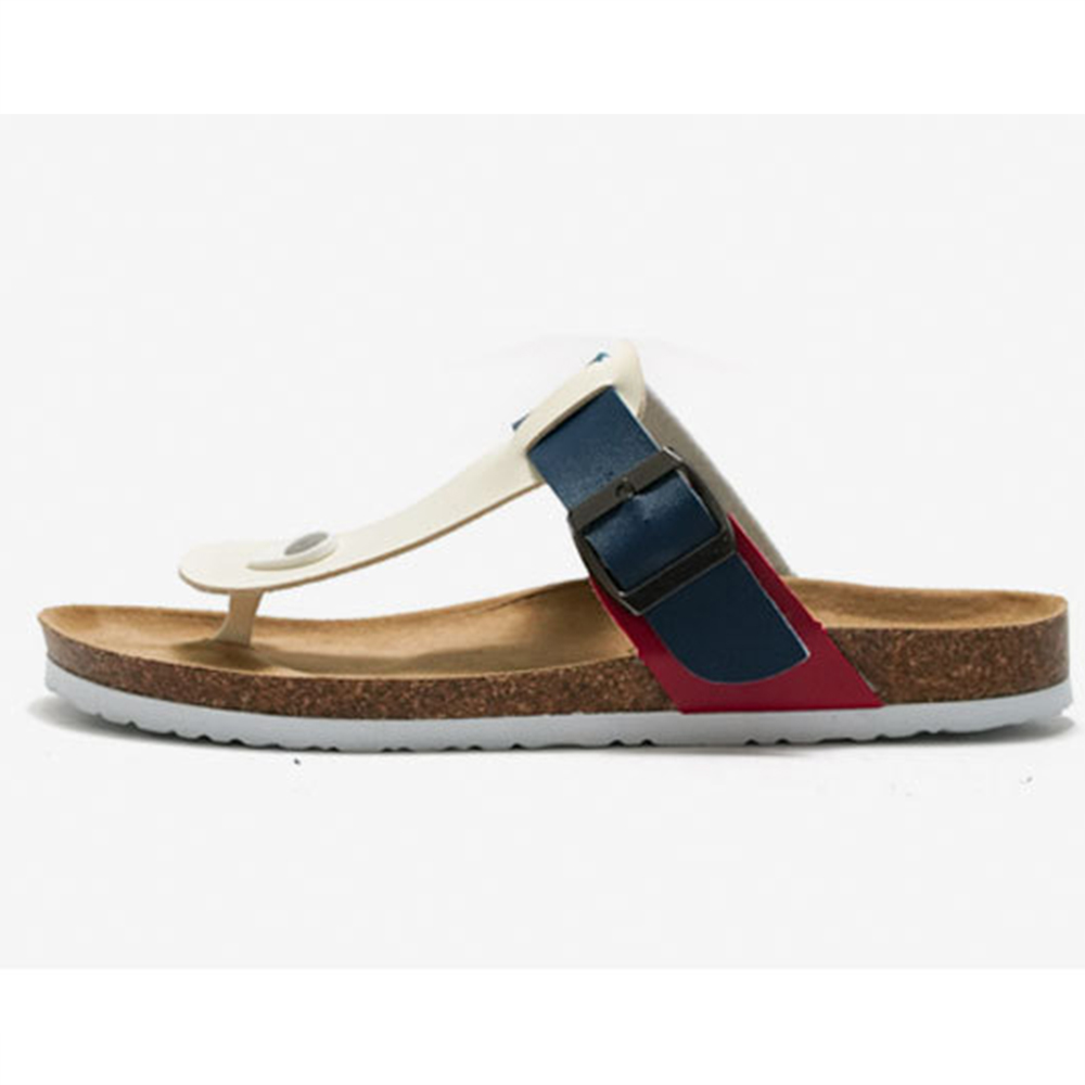 Sandalias unisex modificadas para requisitos particulares al por mayor de los planos de los deslizadores del corcho de la impresión del verano para las mujeres y los deslizadores de las señoras