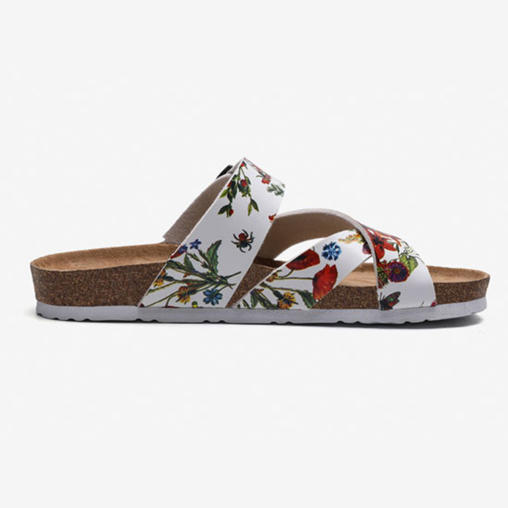 Sandalias planas informales para mujer sexys a la moda de verano, sandalias con suela de corcho para mujer
