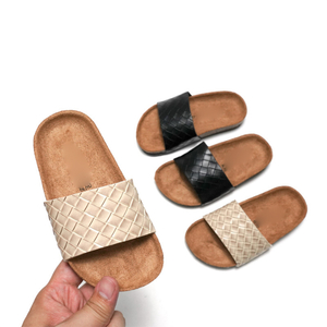 Sandalias de corcho Zapatillas de suela de mujer Zapatillas de corcho de fondo grueso para hombres