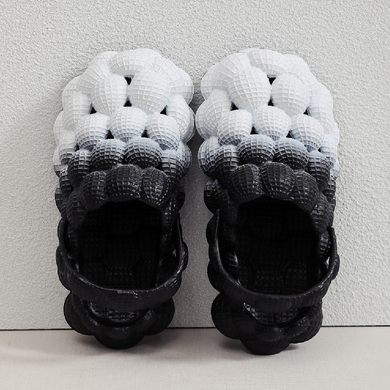 Sandalias antideslizantes con burbujas para masaje de verano para mujer, zuecos, sandalias de jardín EVA, zapatillas con correa deslizante para mujer