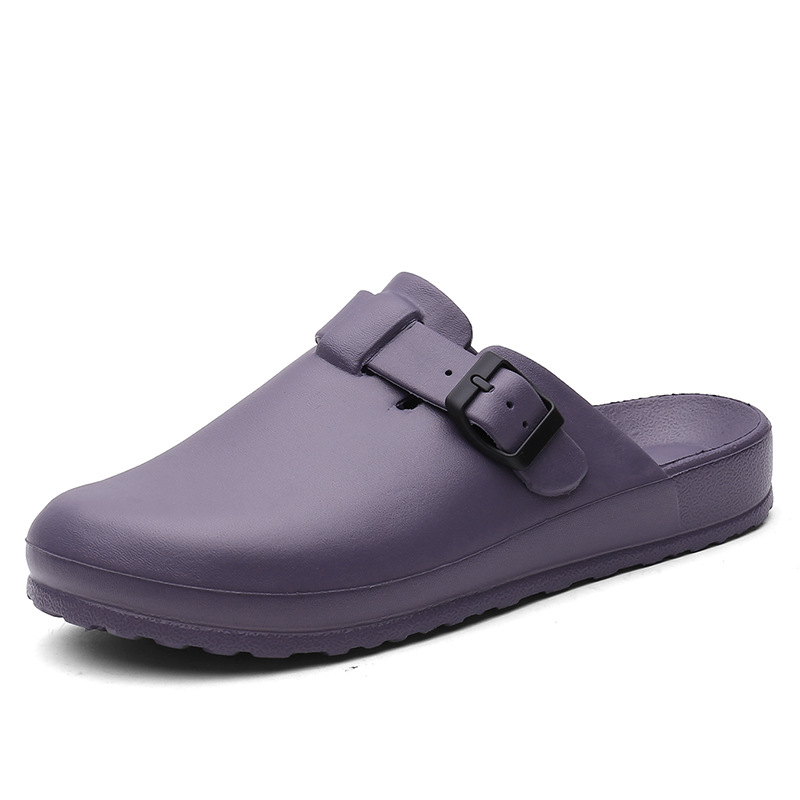 Zuecos sandalias impermeables antideslizantes EVA hombres diapositivas enfermera y médico zapatilla zuecos