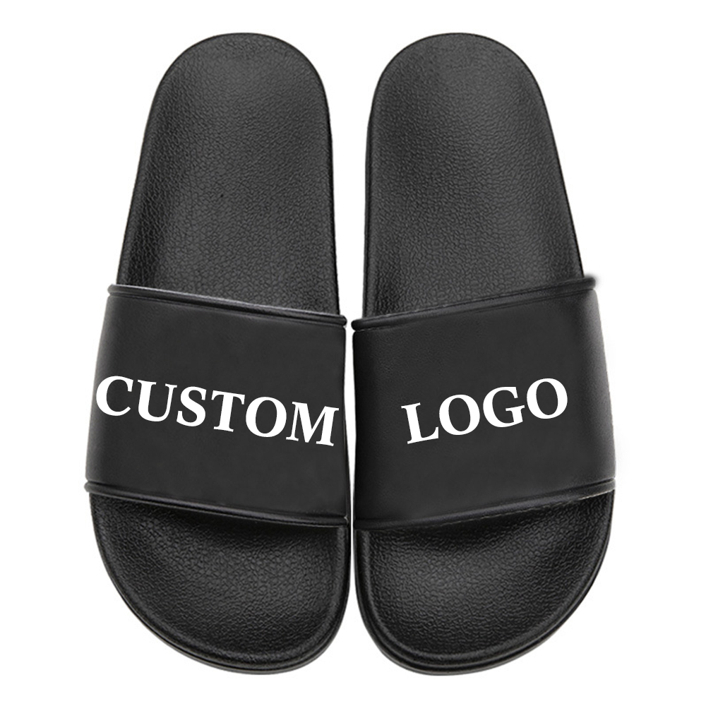 Zapatillas de baño de casa de verano con logotipo personalizado