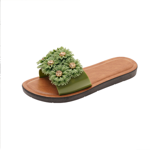 Sandalias planas personalizadas al por mayor para mujeres y damas