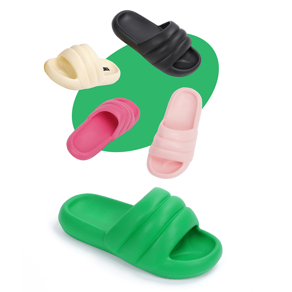 Moda parejas mujeres ducha hogar antideslizante transpirable suela suave zapatos sandalias deslizantes playa interior zapatillas con logotipo personalizado