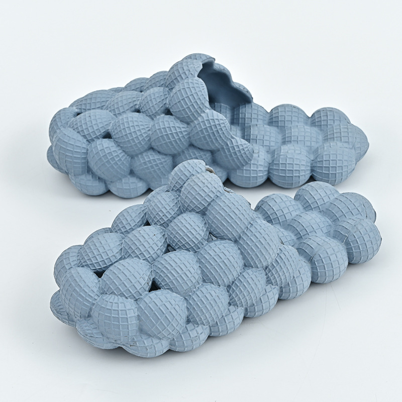 Calzado de espuma Eva Masaje Mujer Zapatillas de diapositivas de burbujas unisex