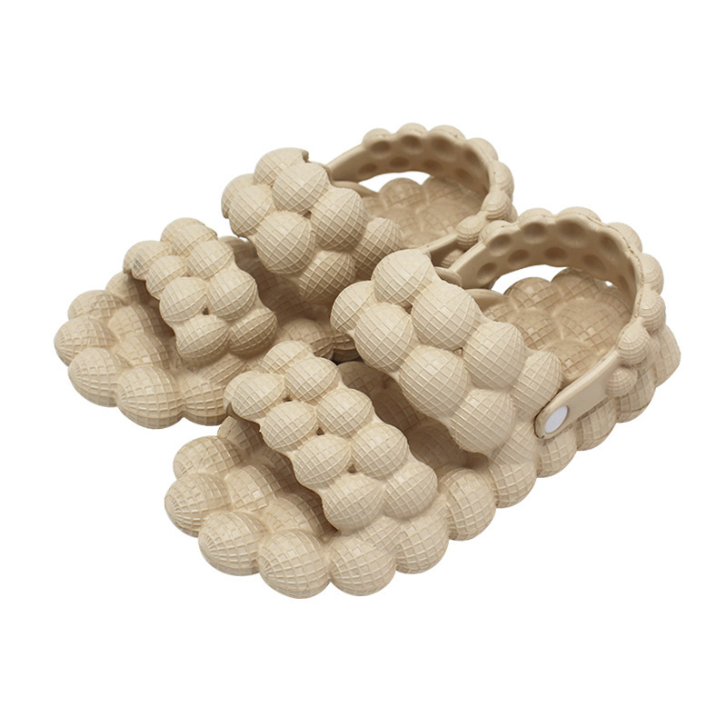 Verano Moda Playa Unisex Interior Masaje Zapatos Sandalias Diapositivas Señoras Casa Rosa Burbuja Diapositivas Resbalón