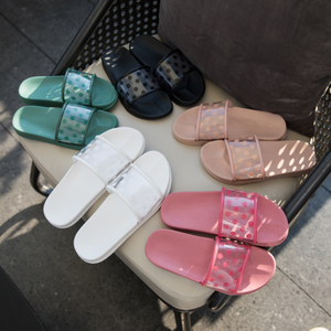 Zapatillas deslizantes para mujer, sandalias antideslizantes para hombre, zapatillas planas para interior para mujer