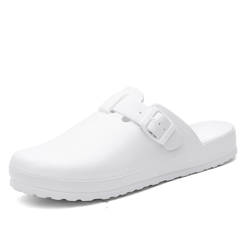 Zuecos sandalias impermeables antideslizantes EVA hombres diapositivas enfermera y médico zapatilla zuecos