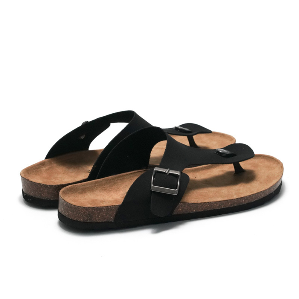 Las sandalias del corcho de los hombres venden al por mayor los deslizadores de las chancletas del color sólido de los calzados informales de la playa para las mujeres