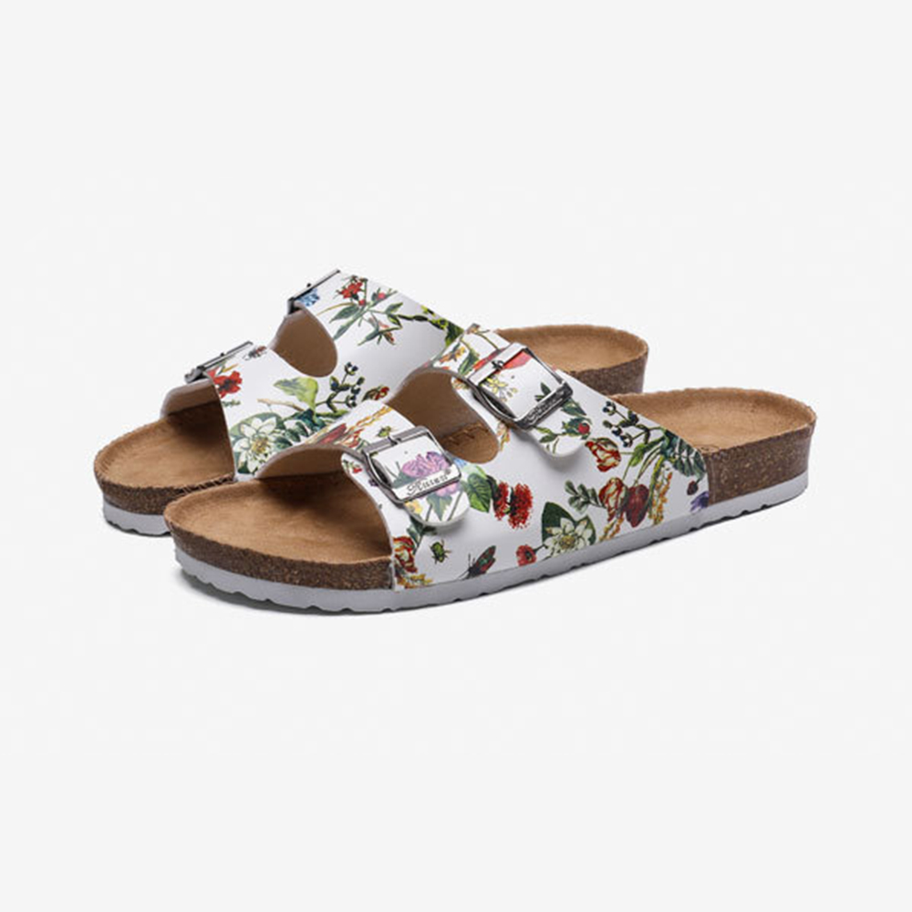 Flora Hebilla Correa Hombres Y Mujeres Zapatillas De Verano Diapositivas Unisex Para Sandalias De Playa Para Adultos