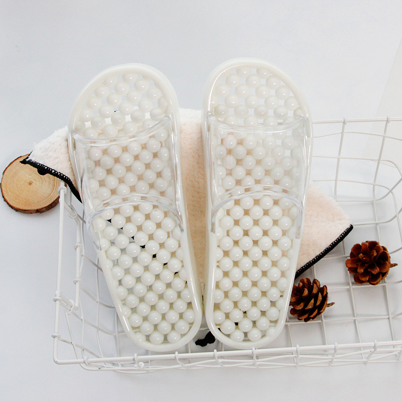 Zapatillas de masaje antideslizantes para el hogar, baño de verano, interior