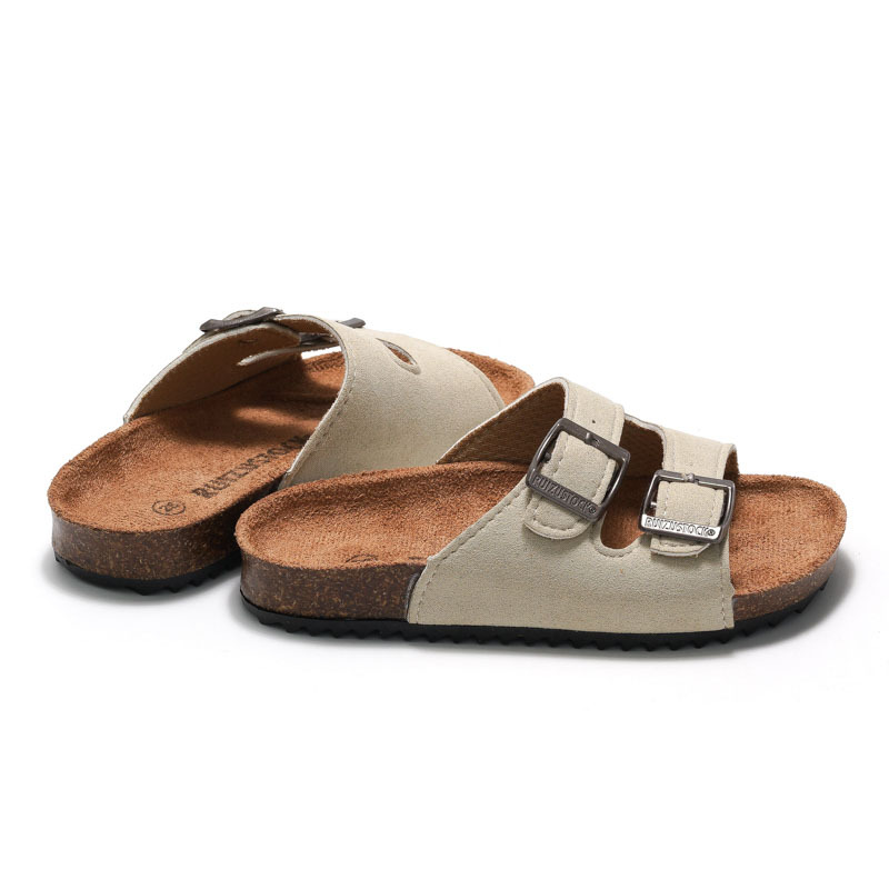 Zapatillas de corcho para niños Zapatillas de moda para niños de verano Zapatos de playa para bebés 