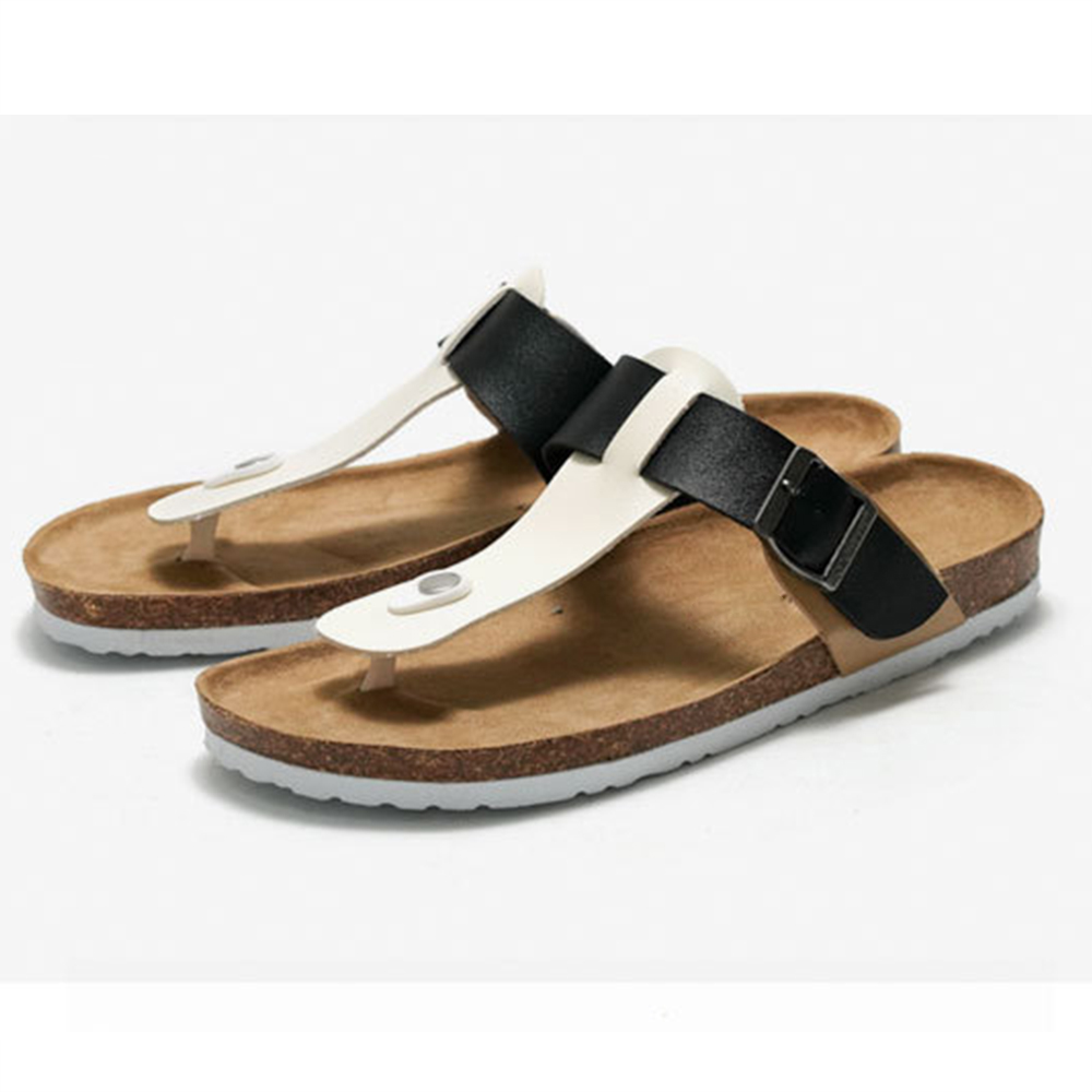 Sandalias unisex modificadas para requisitos particulares al por mayor de los planos de los deslizadores del corcho de la impresión del verano para las mujeres y los deslizadores de las señoras