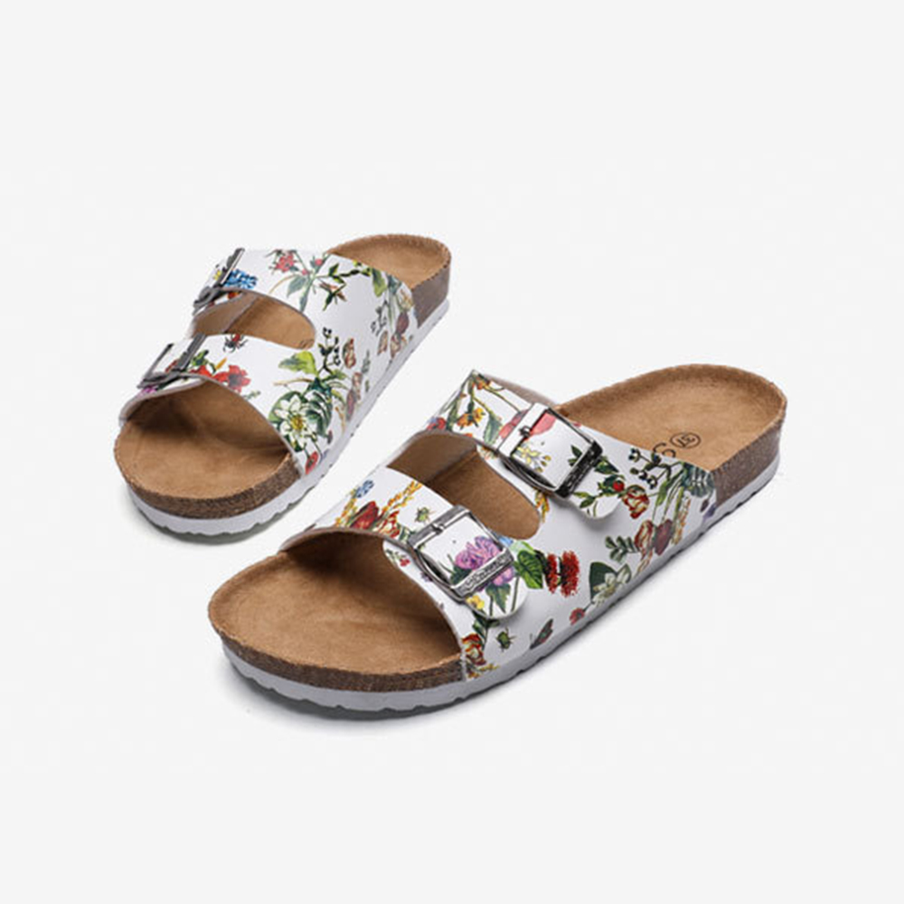 Flora Hebilla Correa Hombres Y Mujeres Zapatillas De Verano Diapositivas Unisex Para Sandalias De Playa Para Adultos