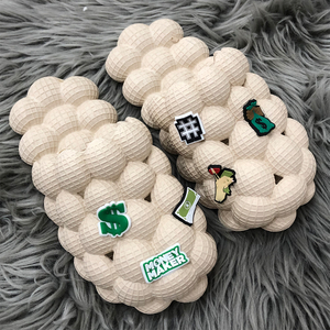 Diapositivas de burbujas al aire libre para caminar con diamantes de imitación personalizados Bling Bling para mujeres
