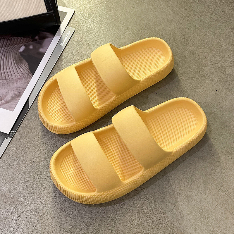 Sandalias de verano ajustables con doble hebilla de Eva para mujer, zapatillas deslizantes para mujer, zapatillas de verano con punta abierta