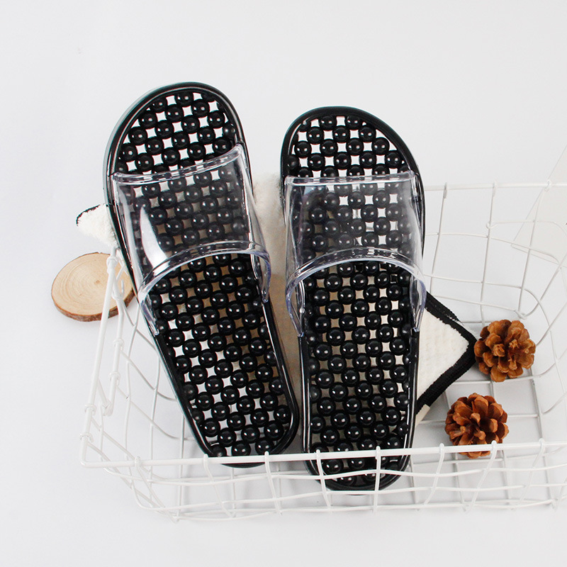 Zapatillas de masaje antideslizantes para el hogar, baño de verano, interior