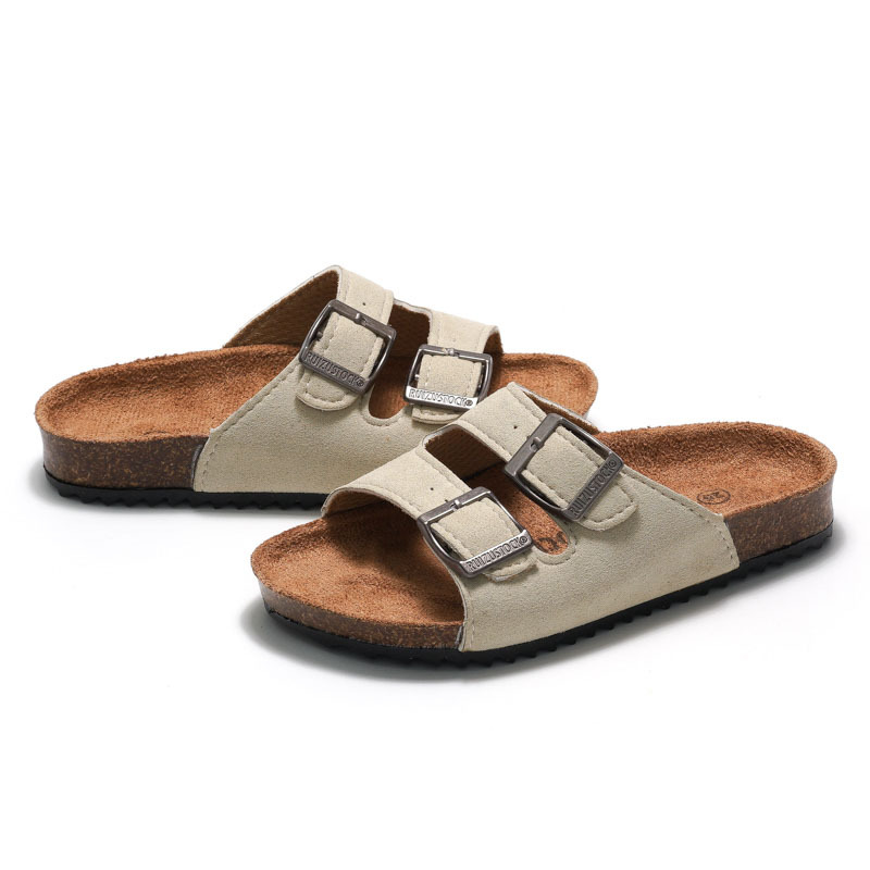 Zapatillas de corcho para niños Zapatillas de moda para niños de verano Zapatos de playa para bebés 