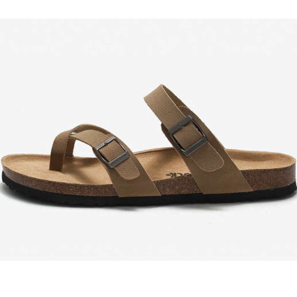 Zapatillas de corcho transpirables y cómodas para mujer para exteriores