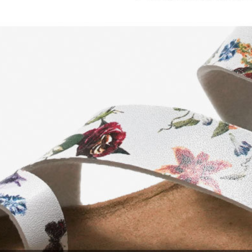 Verano moda sexy mujer plana casual sandalias zapatillas