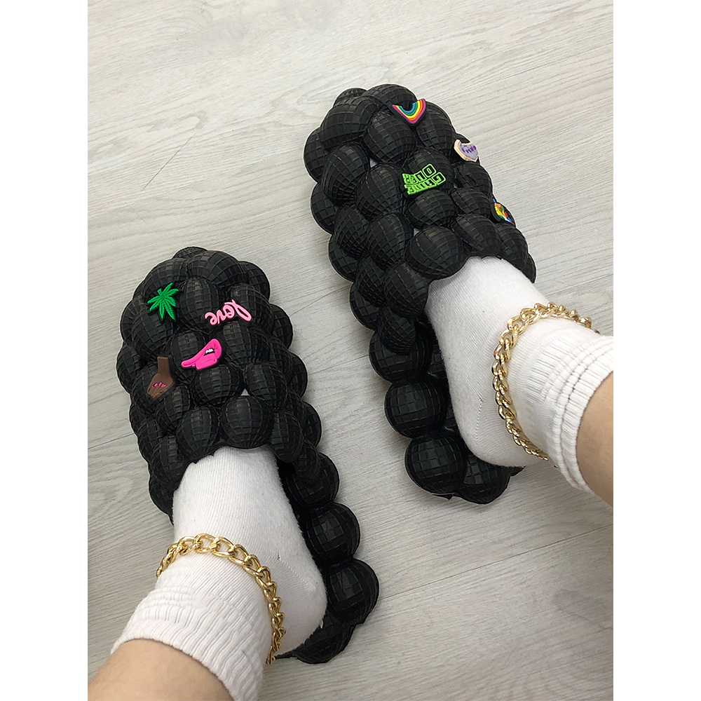 Zapatillas Eva Bubble Cool Zapatillas de masaje para el hogar Filp Flop al aire libre