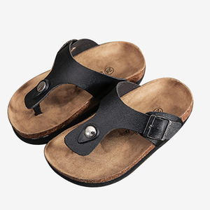 Venta al por mayor, zapatillas de tacón con plataforma para niños, chanclas, zapatillas con suela de goma de corcho, zapatos casuales para bebés, zapatos para niños