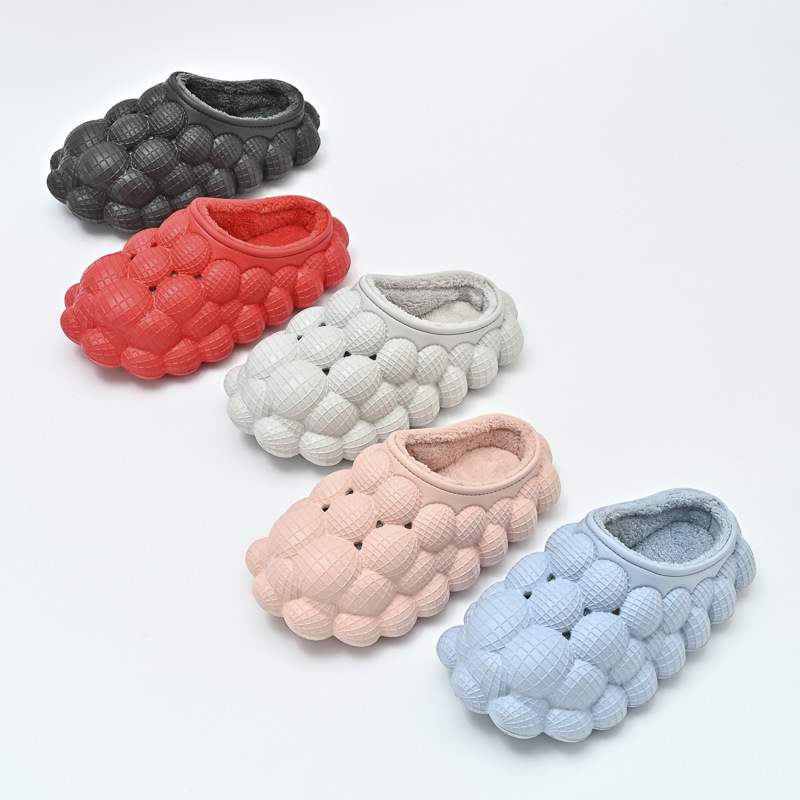 Divertidas zapatillas de burbujas de Lychee, antideslizantes, para Spa, hogar, dormitorio, ducha, sandalia, masaje, zapatillas deslizantes de burbujas para mujeres y hombres