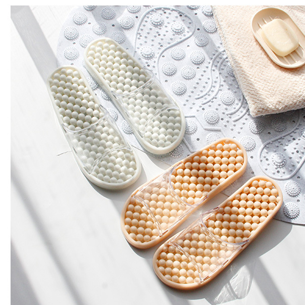 Zapatillas de masaje antideslizantes para el hogar, baño de verano, interior